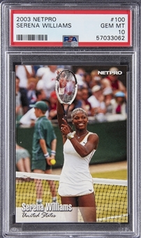 2003 Netpro #100 Serena Williams - PSA GEM MT 10